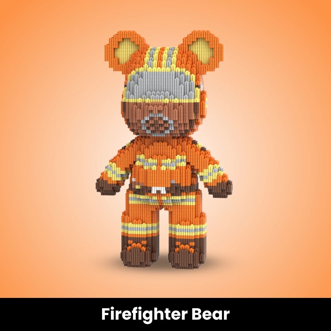 BlockBuddies™ Mini Buildable Brick Bears (3000+ pcs)