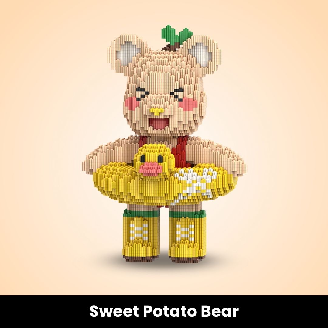 BlockBuddies™ Mini Buildable Brick Bears (3000+ pcs)