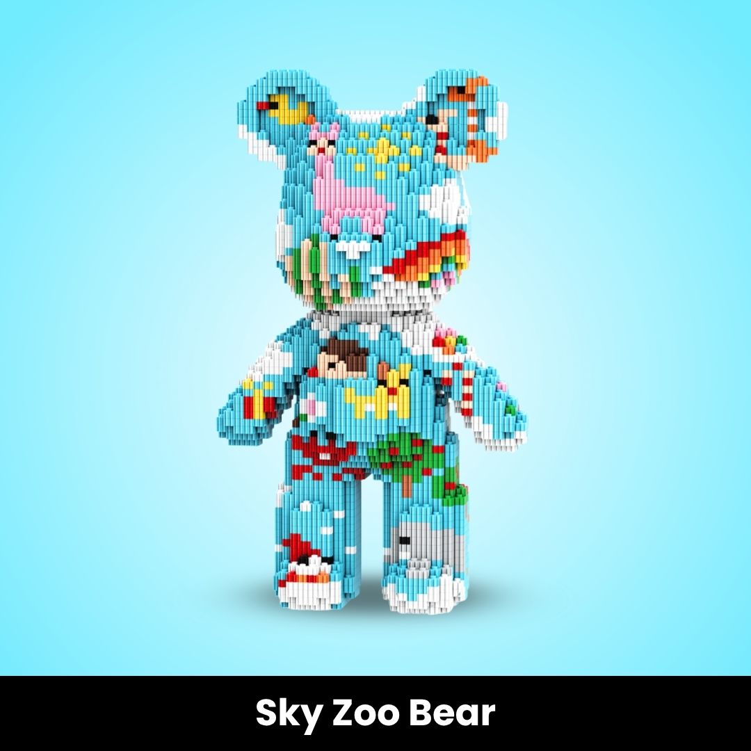 BlockBuddies™ Mini Buildable Brick Bears (3000+ pcs)