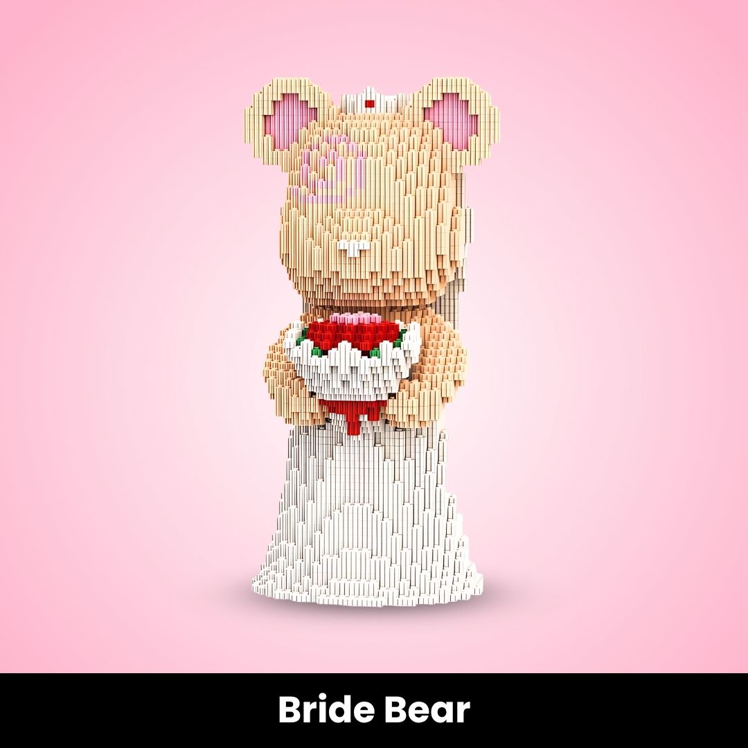 BlockBuddies™ Mini Buildable Brick Bears (3000+ pcs)
