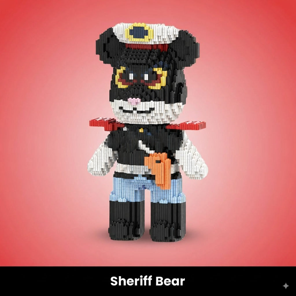 BlockBuddies™ Mini Buildable Brick Bears (3000+ pcs)