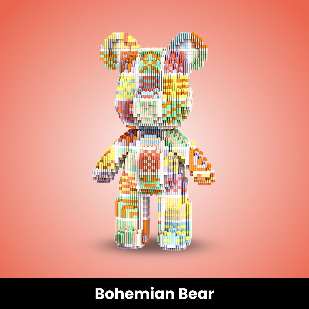 BlockBuddies™ Mini Buildable Brick Bears (3000+ pcs)