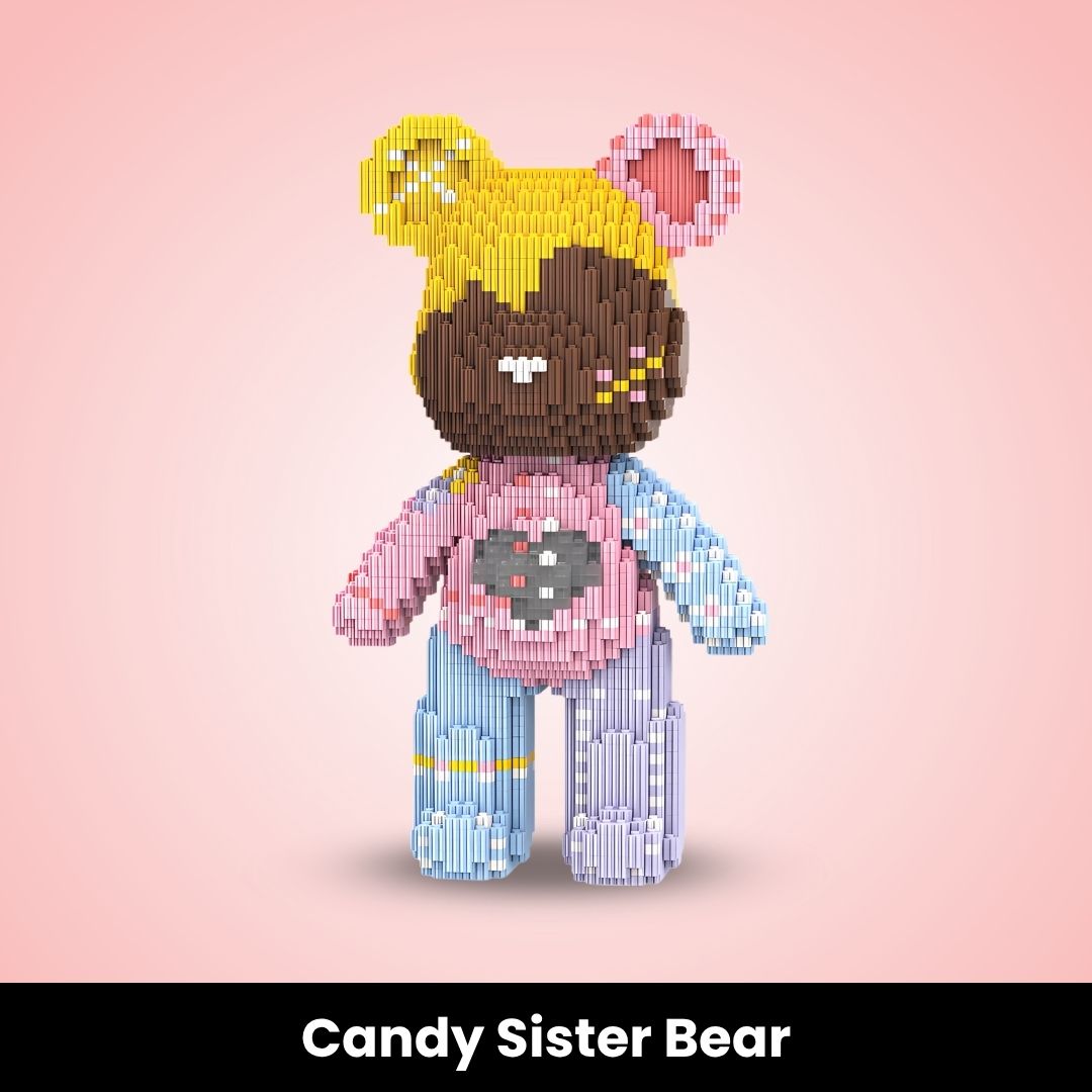 BlockBuddies™ Mini Buildable Brick Bears (3000+ pcs)