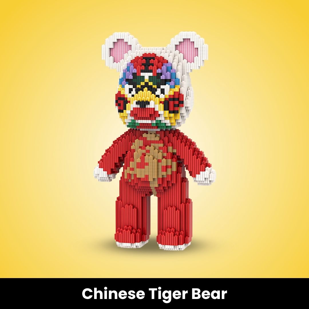 BlockBuddies™ Mini Buildable Brick Bears (3000+ pcs)