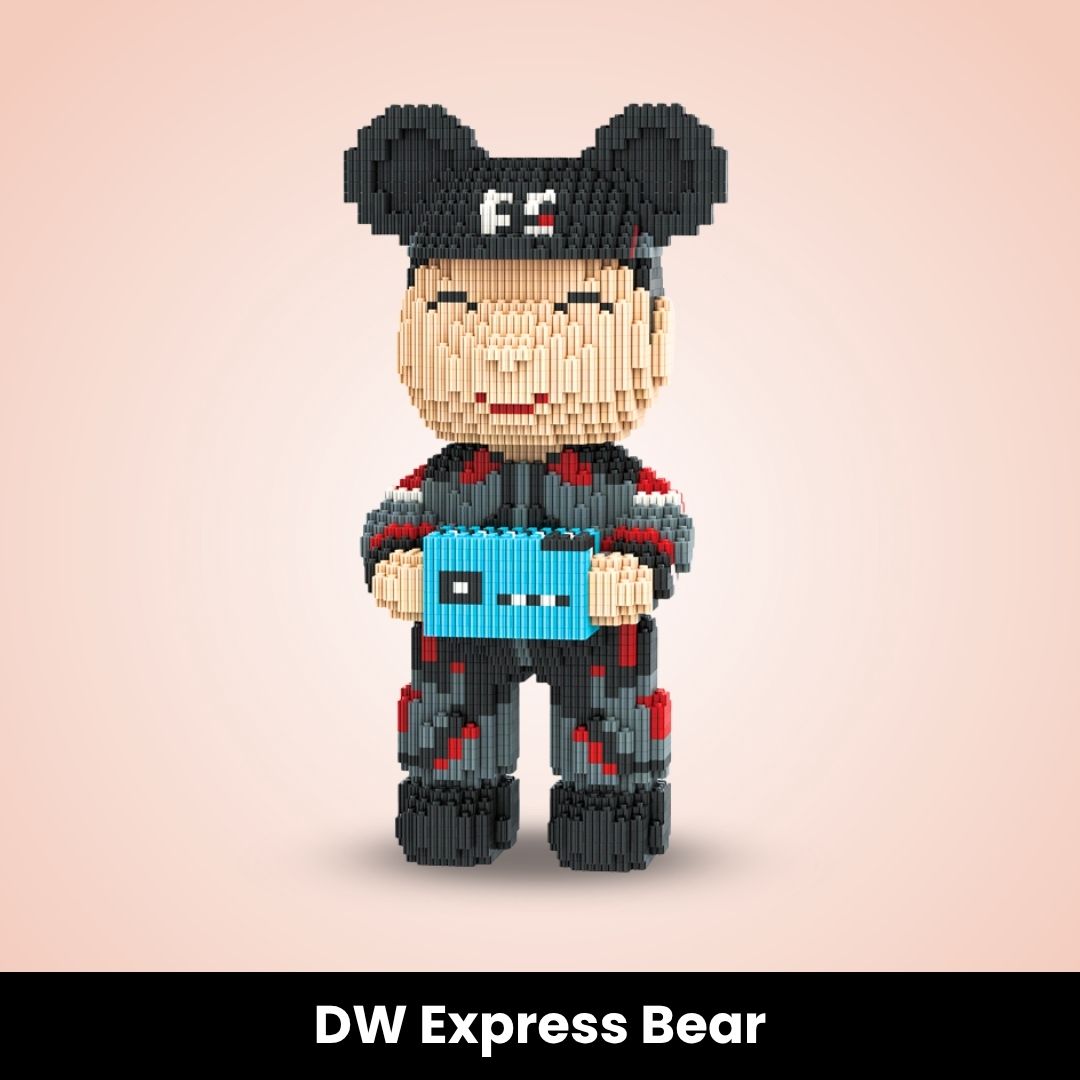 BlockBuddies™ Mini Buildable Brick Bears (3000+ pcs)