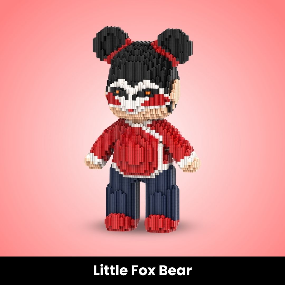 BlockBuddies™ Mini Buildable Brick Bears (3000+ pcs)