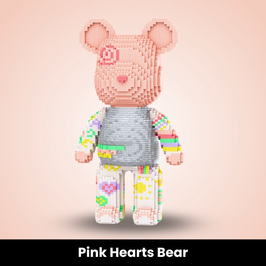 BlockBuddies™ Giant Buildable Brick Bear (3600+ pcs)