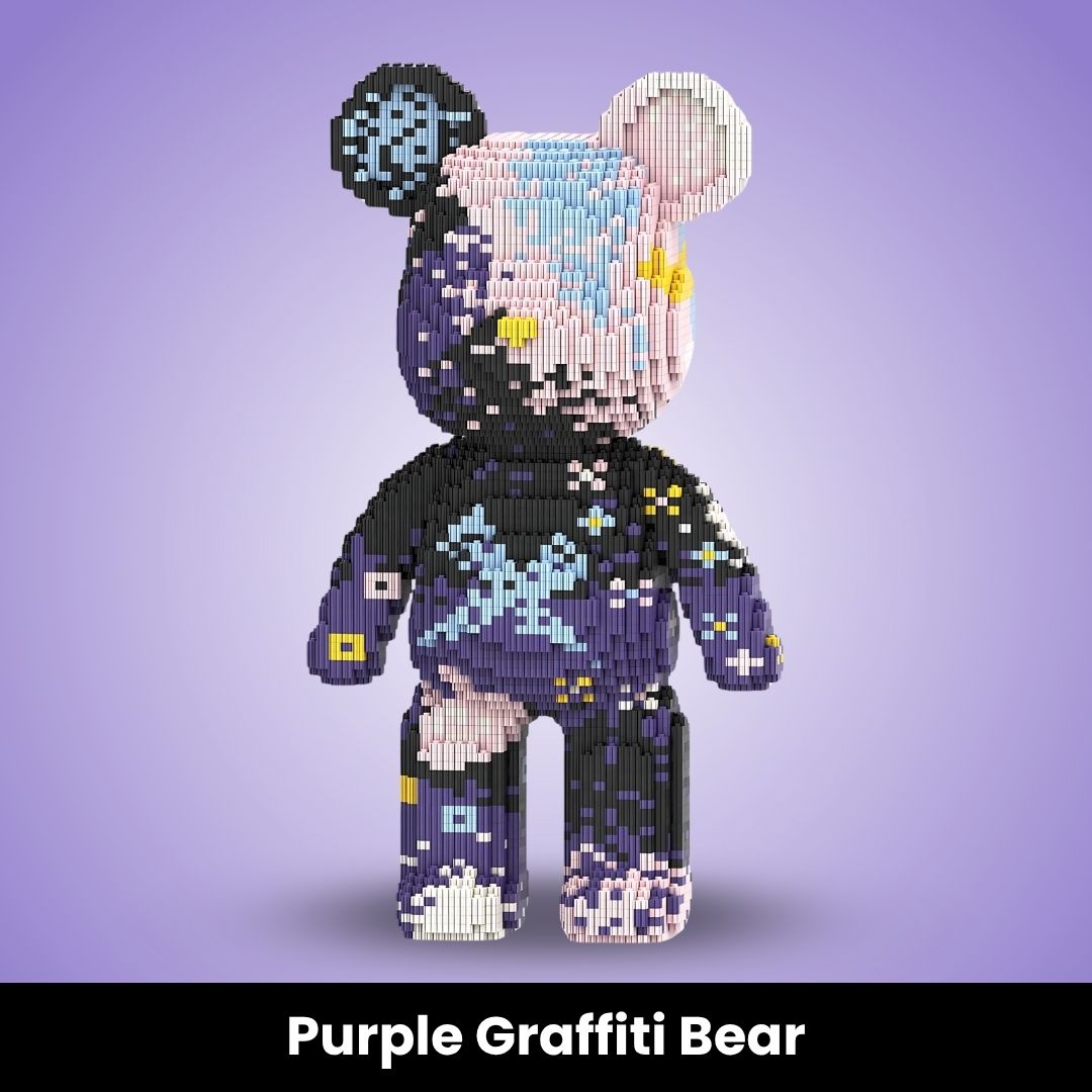 BlockBuddies™ Giant Buildable Brick Bear (5000+ pcs)