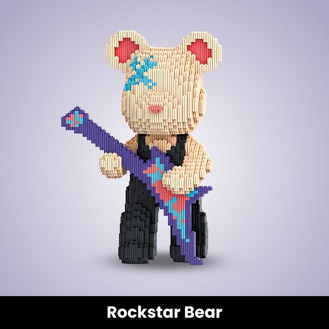 BlockBuddies™ Mini Buildable Brick Bears (3000+ pcs)
