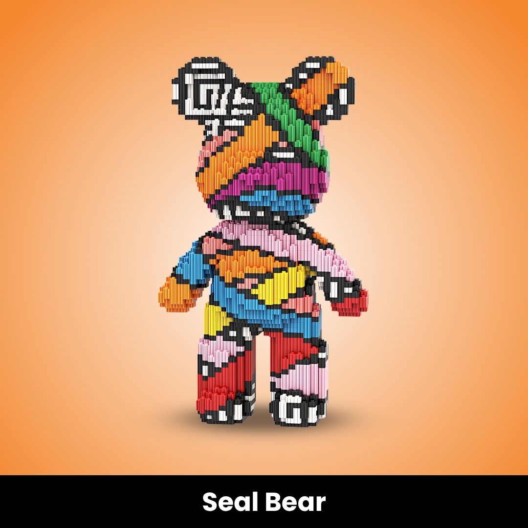 BlockBuddies™ Mini Buildable Brick Bears (3000+ pcs)