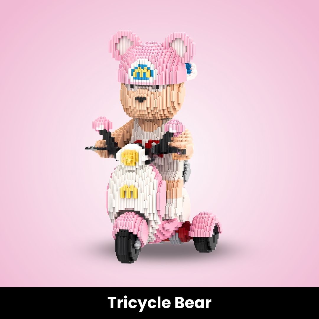 BlockBuddies™ Mini Buildable Brick Bears (3000+ pcs)