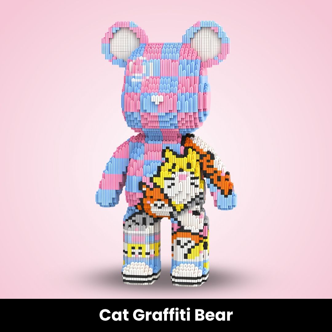BlockBuddies™ Giant Buildable Brick Bear (5000+ pcs)