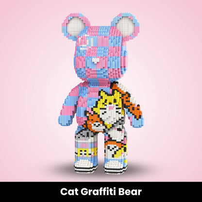 BlockBuddies™ Giant Buildable Brick Bear (5000+ pcs)