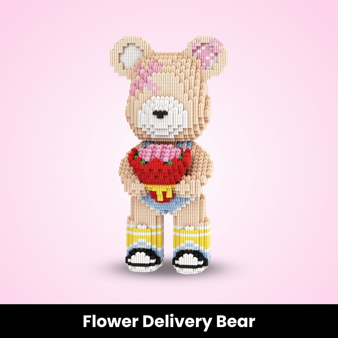 BlockBuddies™ Mini Buildable Brick Bears (3000+ pcs)